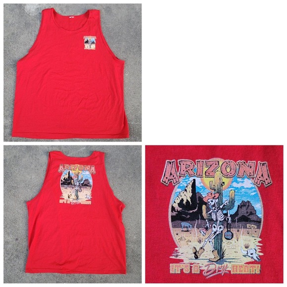 Mother Road Tees Arizona It's A Dry Heat Tank Top - Picture 1 of 7
